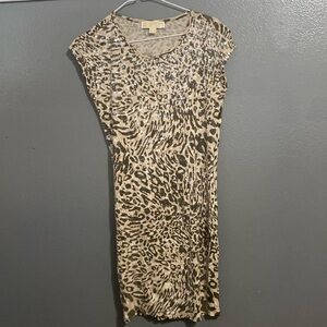 Micheal Kors Leopard Sequin Dress